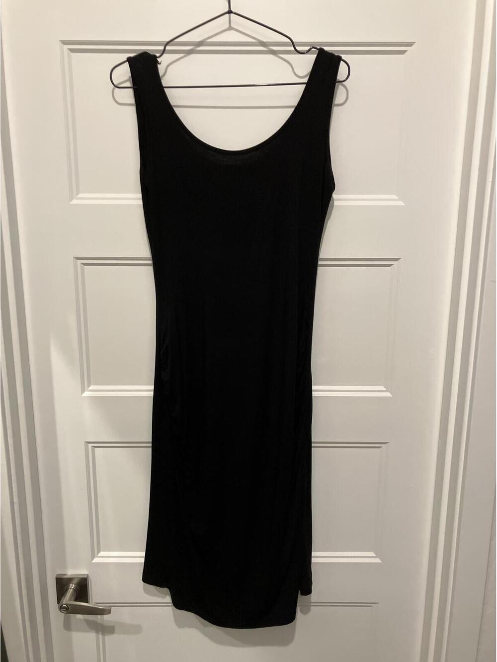 Black Sleeveless Tank Dress Size L